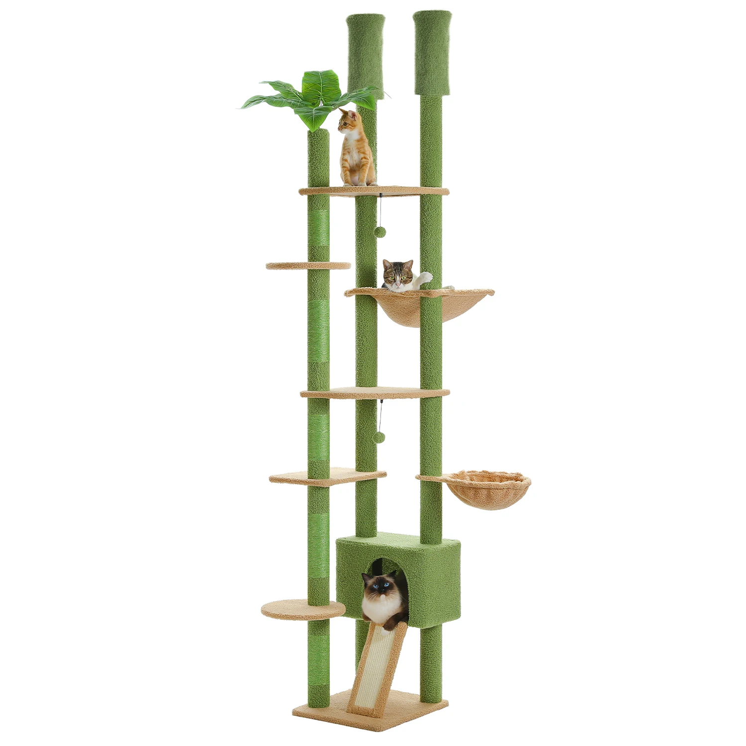 Arbre à chat XXL jungle réglable 230-252cm