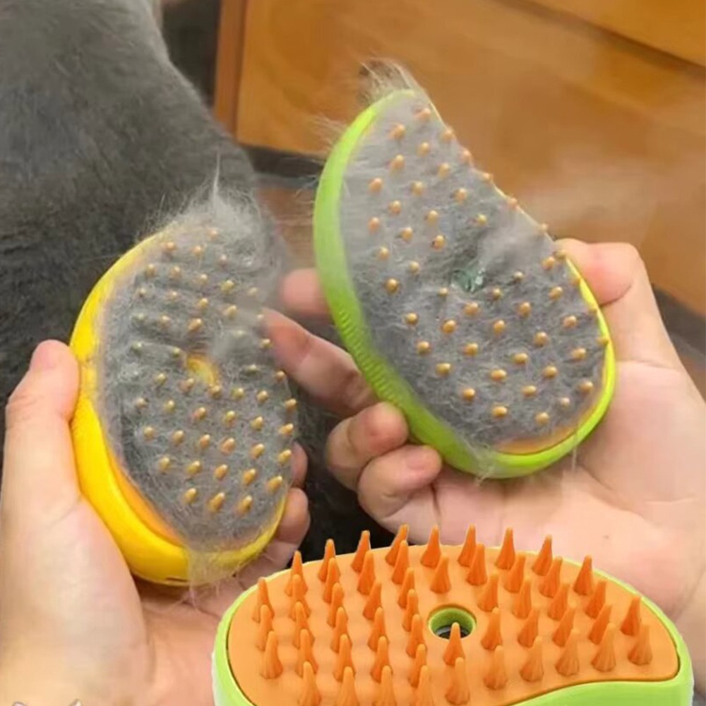 Brosse pour chat à vapeur en forme de goutte