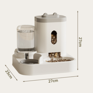 Distributeur de croquettes et d'eau simple 2.3L – Image 4