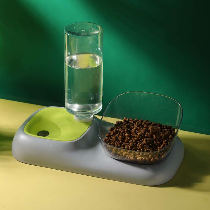 Gamelle surélevée design avec distributeur d'eau Gamelle surélevée design avec distributeur d'eau