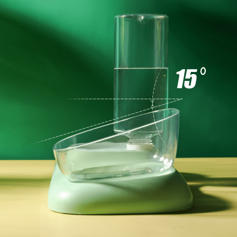 Gamelle surélevée design avec distributeur d'eau Gamelle surélevée design avec distributeur d'eau