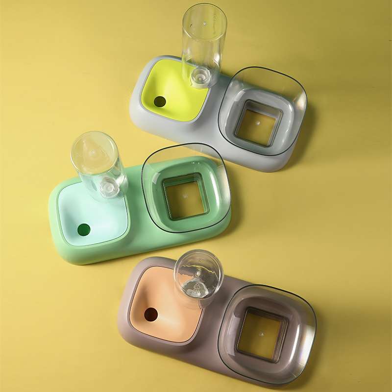 Gamelle surélevée design avec distributeur d'eau Gamelle surélevée design avec distributeur d'eau