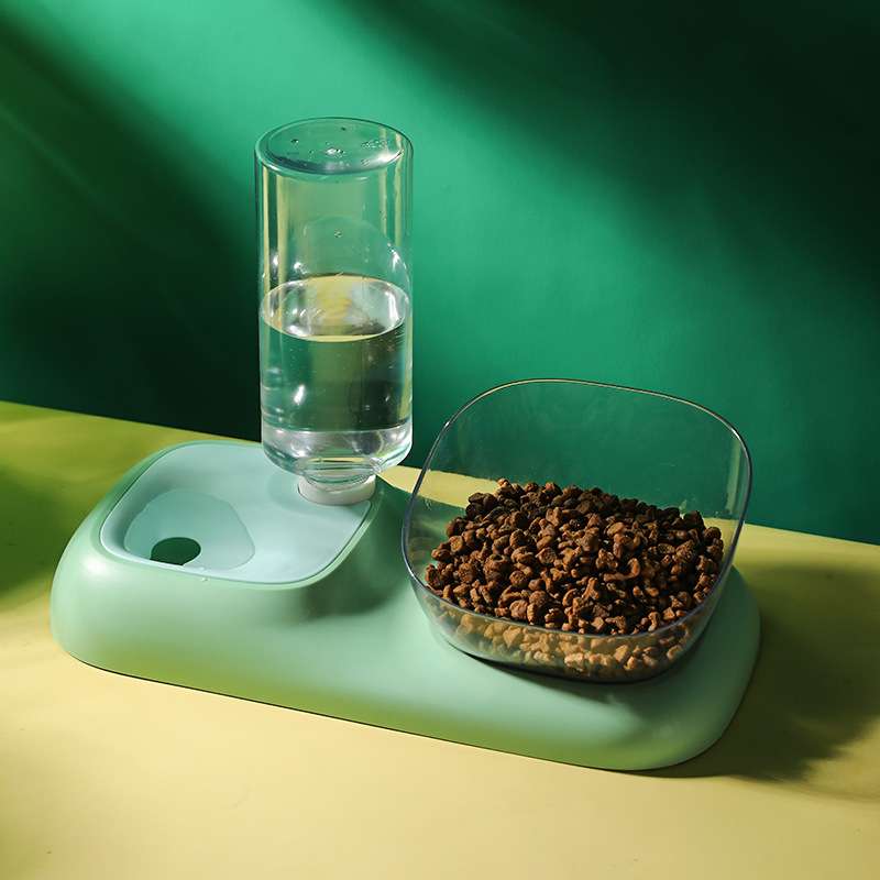 Gamelle surélevée design avec distributeur d'eau Gamelle surélevée design avec distributeur d'eau