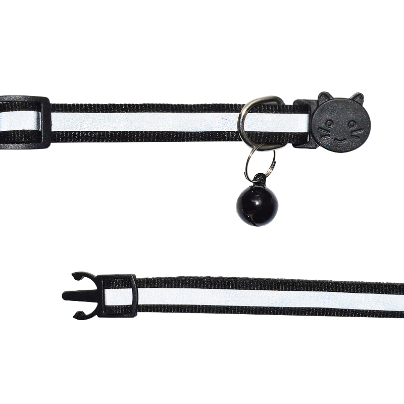 Collier chat personnalisé anti-étranglement et réfléchisssant Collier chat personnalisé anti-étranglement et réfléchisssant