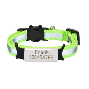 Collier chat personnalisé anti-étranglement et réfléchisssant Collier chat personnalisé anti-étranglement et réfléchisssant – Image 7