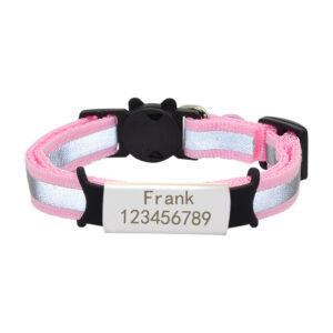 Collier chat personnalisé anti-étranglement et réfléchisssant Collier chat personnalisé anti-étranglement et réfléchisssant – Image 13