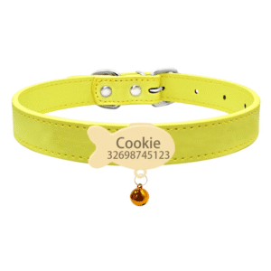 Collier chat personnalisé médaille dorée poisson Collier chat personnalisé médaille dorée poisson – Image 16